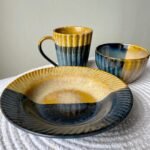 Town of Ceramics - TOC, Ceramic Breakfast set, Ceramic Bowl, Ceramic Mug, Ceramic Coffee Mug, Ceramic Pasta Plate,