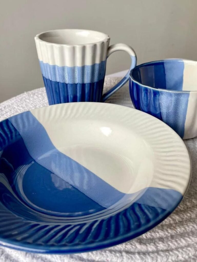 Town of Ceramics - TOC, Ceramic Breakfast set, Ceramic Bowl, Ceramic Mug, Ceramic Coffee Mug, Ceramic Pasta Plate,