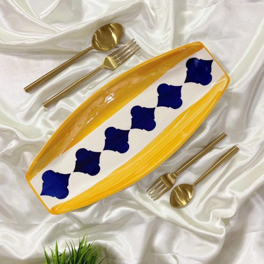 Town of Ceramics - TOC, Ceramic Serving Tray, Serving Tray, Ceramic Tray, Tray. Gift Items, Ceramic Gift Items, Ceramic Platter, Platter