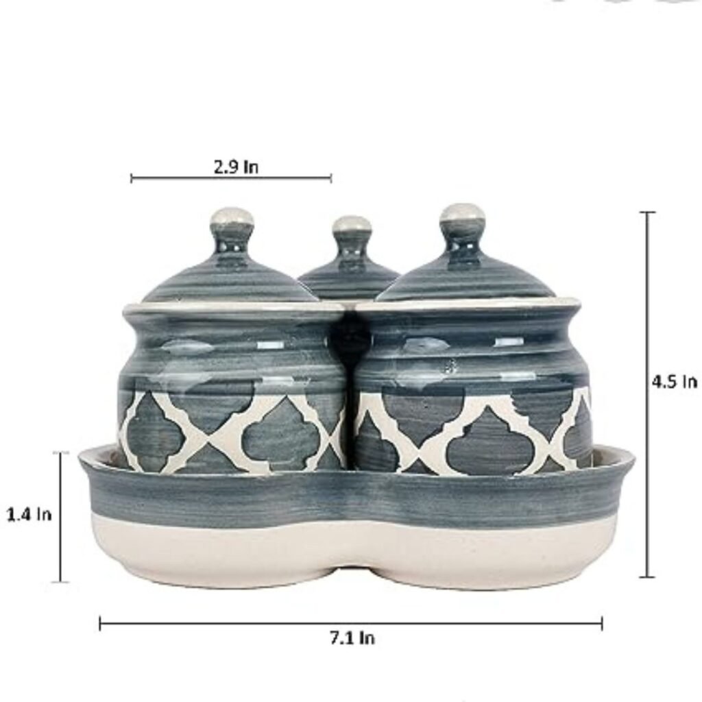 Town of Ceramics - TOC, Ceramic Pickle Jars, Ceramic Jars, Ceramic Achaar Jars, Ceramic Storage Jars,