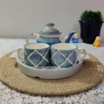 Town of Ceramics - TOC, Ceramic Tea kettle set, Ceramic Cups, Ceramic Tea Cups