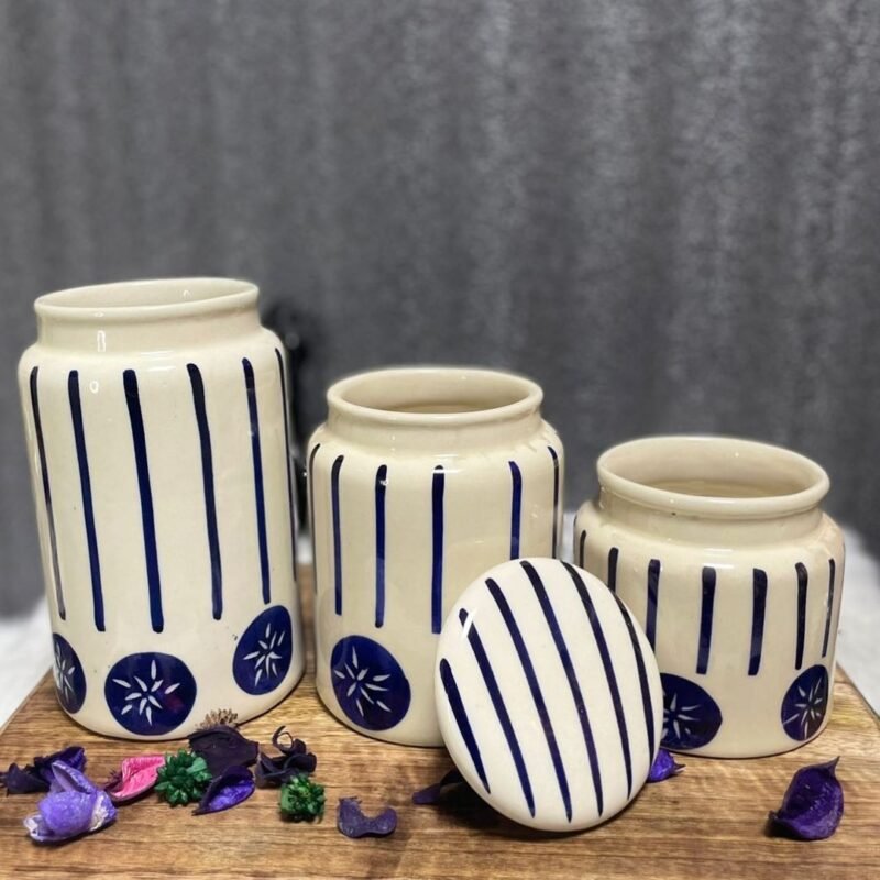 Town of Ceramics - TOC, Ceramic Pickle Jars, Ceramic Jars, Ceramic Achaar Jars, Ceramic Storage Jars
