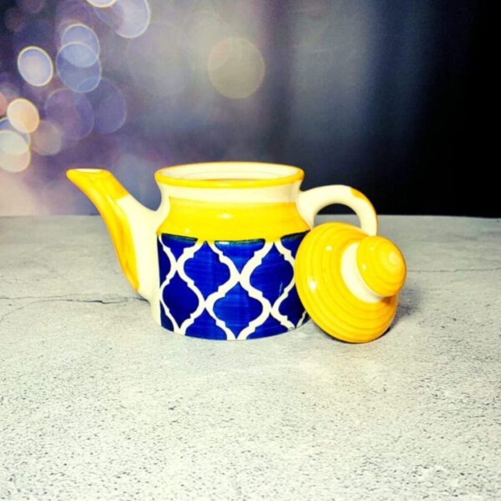 Town of Ceramics - TOC, Ceramic Tea kettle set, Ceramic Cups, Ceramic Tea Cups