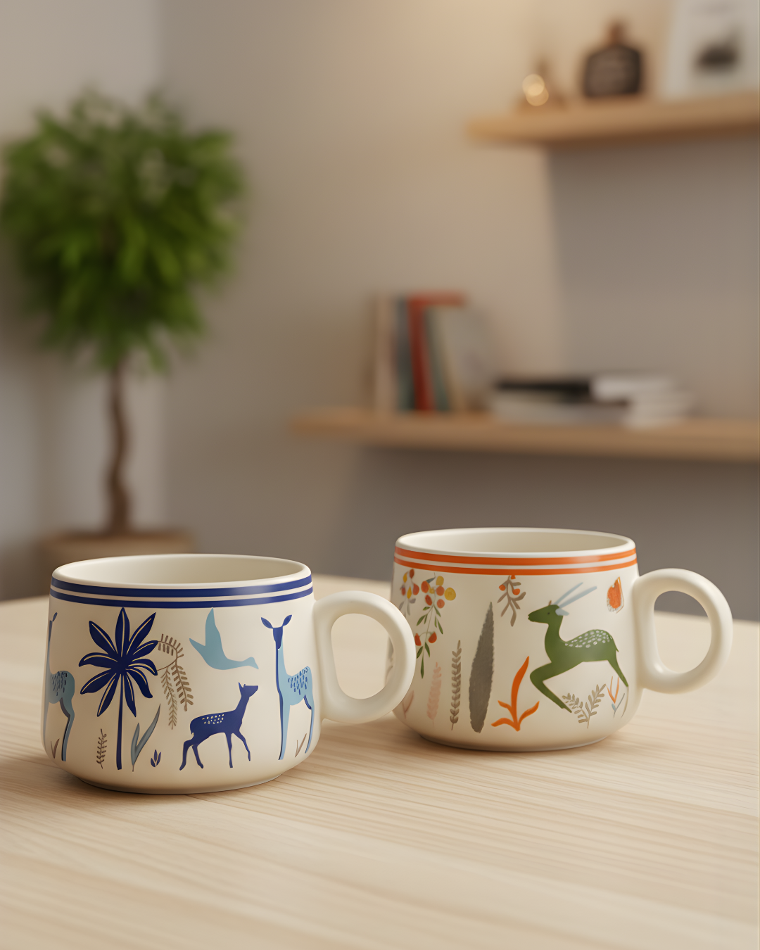 Untitled design (11) Premium Printed Tea Cups - Set of 2 - Image 1