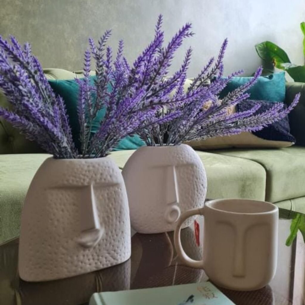 Town of Ceramics - TOC, Ceramic Vases, Vases, Ceramic Pomegranate Vase, Ceramic Flower Vase, Ceramic Indoor Vase, Gift items, Ceramic Gift Items, Ceramic Face Vase, Face Vase