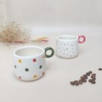 Polka Small Big Pop Mug - Set of 2