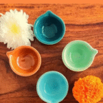 Assorted Round Ceramic Diya - Image 2