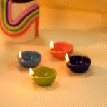 Assorted Round Ceramic Diya - Image 3