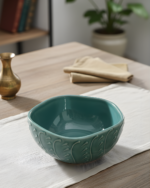 Green Vintage Snack Bowl