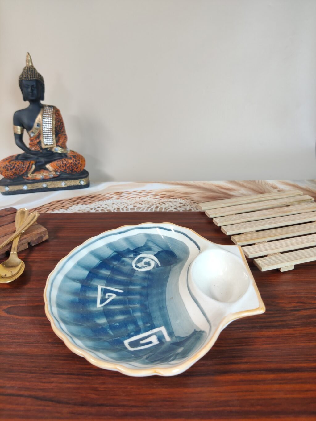 Blue Horizon Dipping Platter - Set of 2 - Image 3