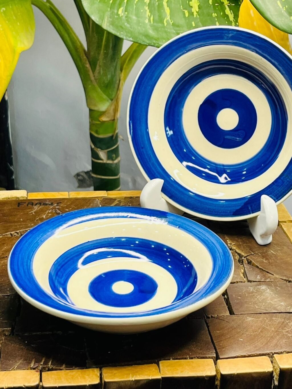 Blue Orbit Pasta Plate - Image 1