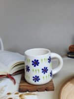 Blue Floral Charm Mug - Image 2