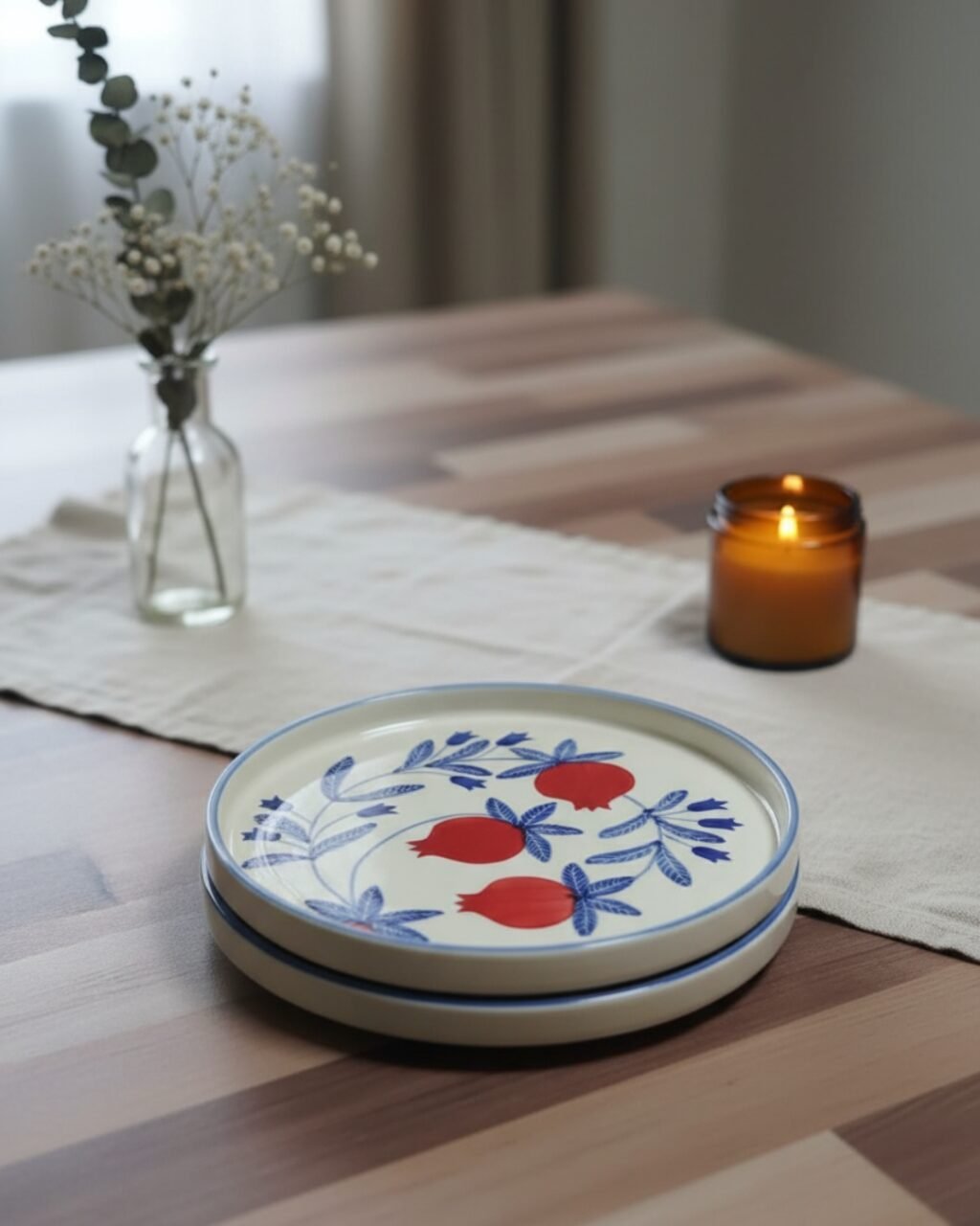 Bloom Fruit Pizza Plate - Image 1