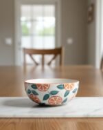 Orange Groove Snack Bowl