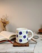 Blue Floral Charm Mug