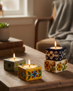 Multicolor Tea Light Candle Holder (Pack of 4)