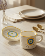 Evil Eye Brew Cup & Saucer