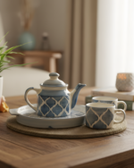 Moroccan Grey Tea Kettle Set