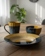 Yellow Blue Breakfast Set