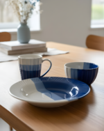 Blue White Breakfast Set