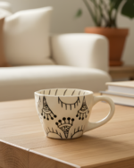 Abstract Hand Painted Cups - Image 10