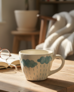 Abstract Hand Painted Cups - Image 7