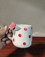Polka Rose Mug - Image 3