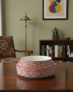 Classic Red & White Bowls – Set of 3