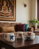 Blue & Pink Bow Combo - Set of 4