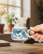 Azure Bloom Tea Kettle - Set of 7 Pcs - Image 2