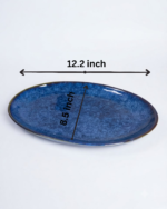 Cosmic Blue Oval Platter - Image 3