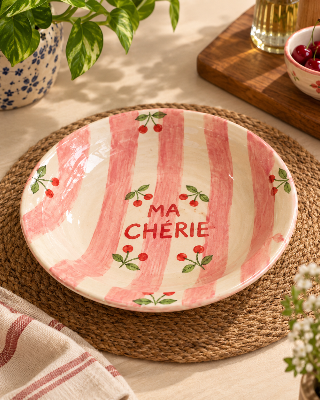 4 Ma Cherie Pasta Plate - Image 1