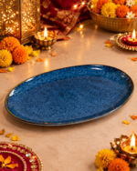 Cosmic Blue Oval Platter - Image 2