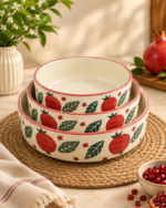 Fruitful Pomegranate Bowls – Set of 3