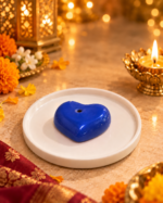 Blue Heart Incense Stick Plate - Image 2