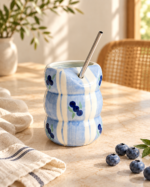 Blueberry Stripped Sipper
