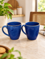 Glossy Blue Mug Set of 2 - Image 3