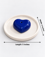 Blue Heart Incense Stick Plate - Image 3