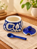Mughal Blue Pickle Jar - Image 2