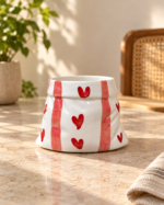 Pink Heart Sack Mug