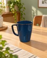 Navy Blue Mug & White Bowl Combo Set of 3 - Image 2
