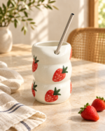 Cute Strawberry Sipper