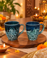 Twin Leaf Mug Set of 2