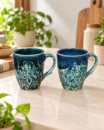 Twin Leaf Mug Set of 2 - Image 3